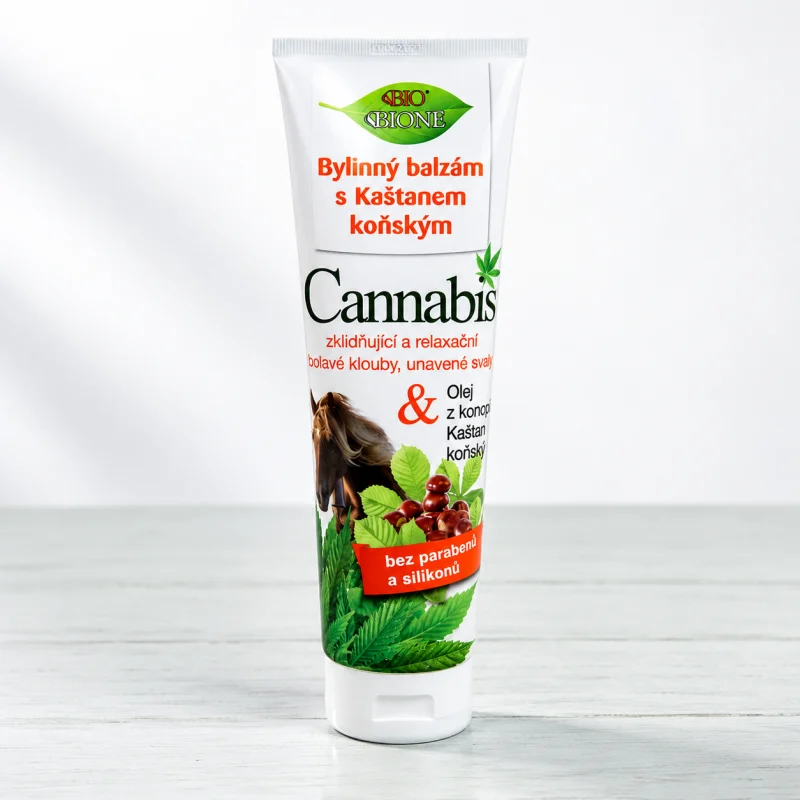 BIO BIONE Cannabis билков балсам с конски кестен, 300 ml