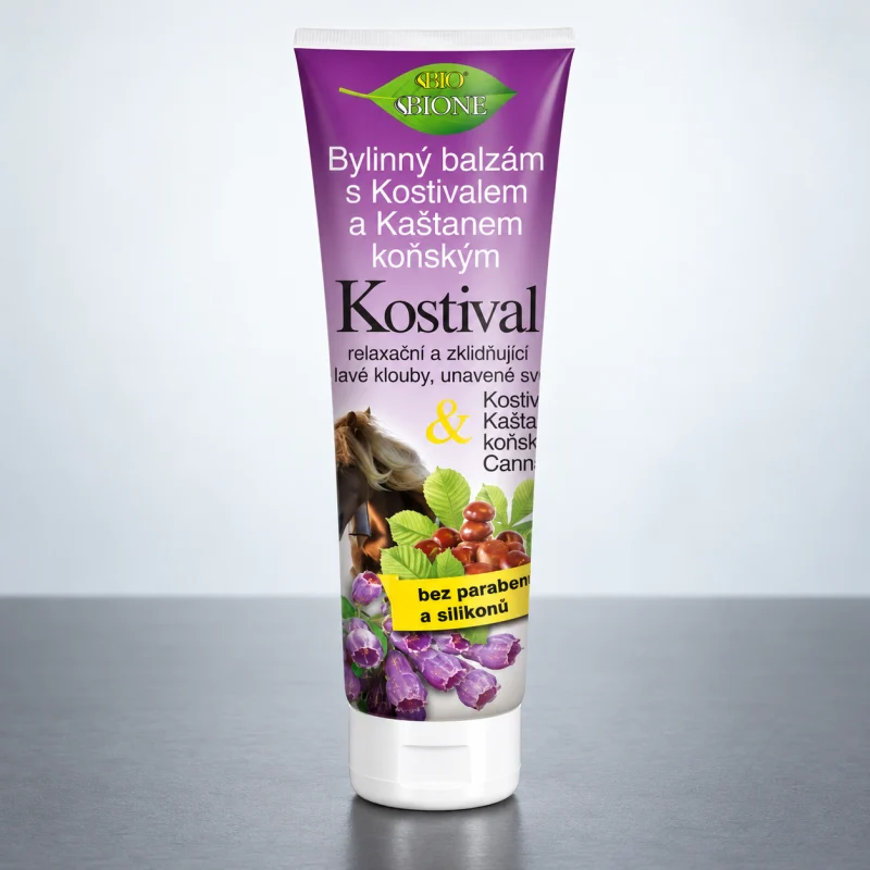 Bione Cosmetics билков балсам с черен оман и конски кестен, 300 ml